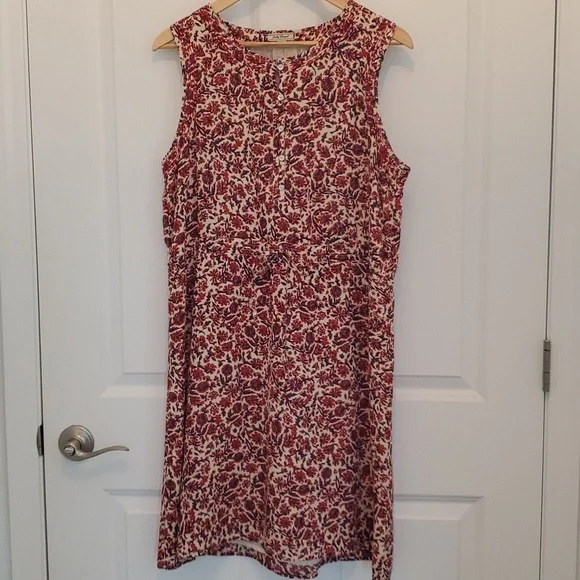 Lucky Brand, Floral Print With Drawstring Waist Dress, Size L, - Picture 1 of 11